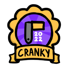 2022 cranky badge